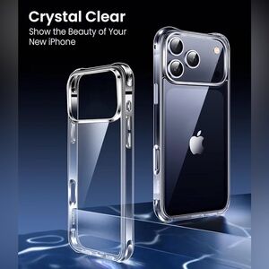 Mkeke Compatible with iPhone 17 Pro Case Clear